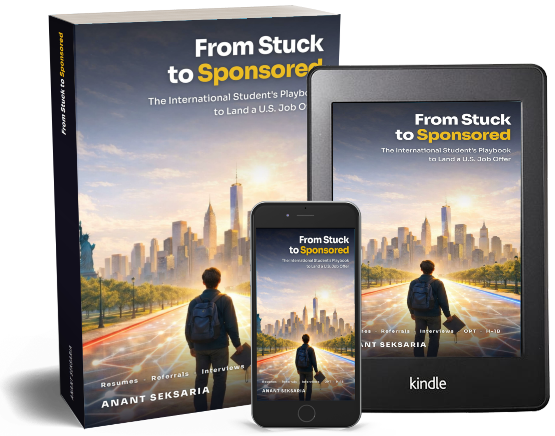 From Stuck to Sponsored — eBook mockup